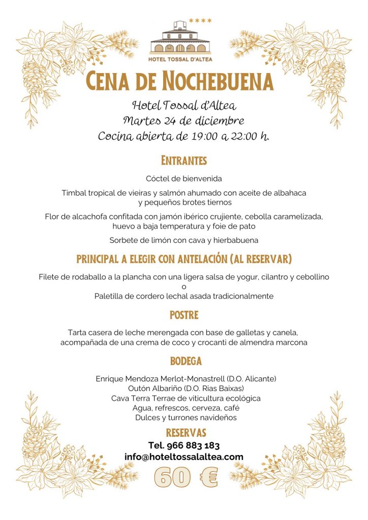 MENU NOCHEBUENA 2024